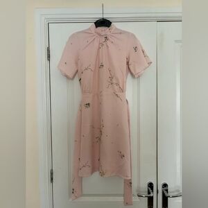 Elegant Pink Floral Dress